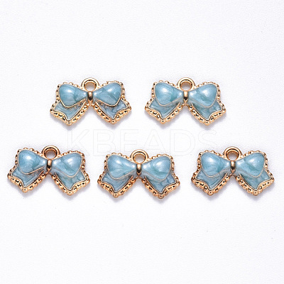 Alloy Enamel Pendants X-ENAM-S121-076B-1
