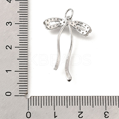 Brass Micro Pave Cubic Zirconia Pendants KK-V008-13P-01-1
