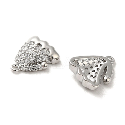 Brass Micro Pave Cubic Zirconia Pendants KK-H455-24P-1