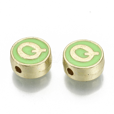 Alloy Enamel Beads X-ENAM-S122-028Q-NR-1