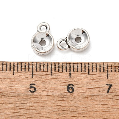 Tibetan Style Alloy Tube Bails FIND-Z099-03AS-1