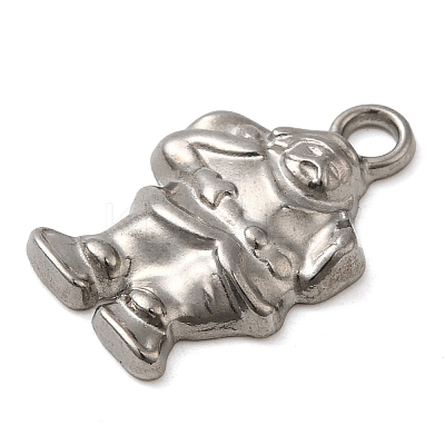 Christmas 304 Stainless Steel Pendants STAS-M070-30P-1