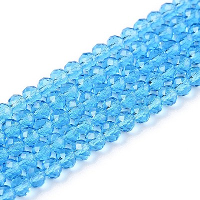 Glass Beads Strands EGLA-A044-T3mm-D08-1