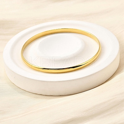 304 Stainless Steel Plain Bangles for Women BJEW-V004-02A-G-1