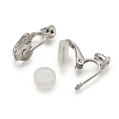 Brass Clip on Earring Findings DIY-TA0002-19P-1