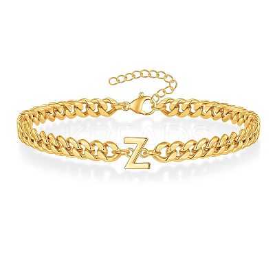 Letter 304 Stainless Steel Link Bracelets FS-WG7830E-25-1