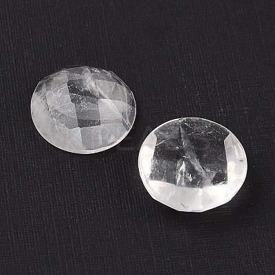 Natural Quartz Crystal Rock Crystal Cabochons G-C146-03N-1