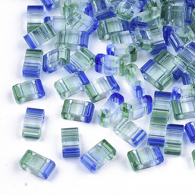 2-Hole Glass Seed Beads SEED-S023-38B-06-1