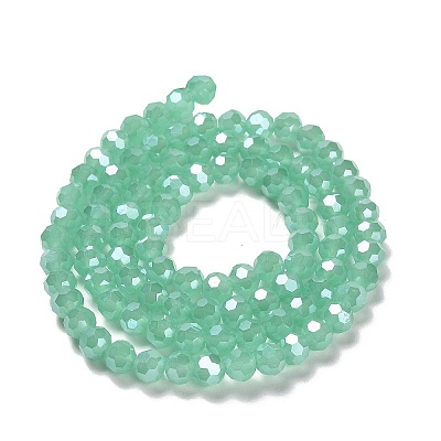 Electroplate Glass Beads Strands EGLA-A035-J6mm-A10-1