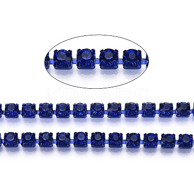 Electrophoresis Iron Rhinestone Strass Chains CHC-Q009-SS16-B03-1