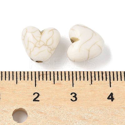 Synthetic Howlite Beads LS-G-V001-001F-1