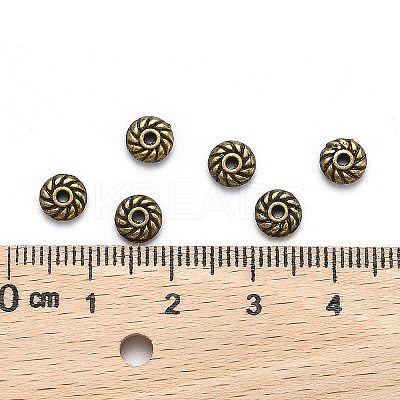 Tibetan Style Alloy Spacer Beads K0P9F071-1
