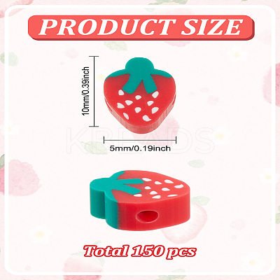 About 150Pcs Handmade Polymer Clay Cabochons CLAY-LP0001-01-1