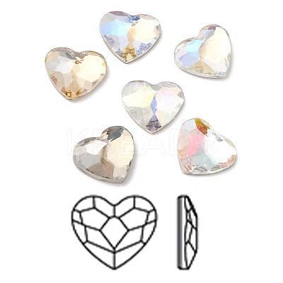 K9 Glass Rhinestone Cabochons RGLA-N002-15A-1