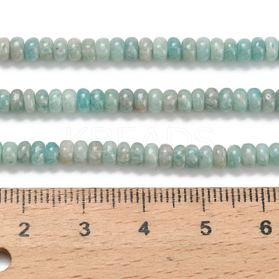 Natural Amazonite Beads Strands G-Z110-B40-2x4mm-1