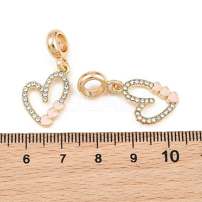 Alloy Enamel European Dangle Charms AL-CBAC2D3-16G-1