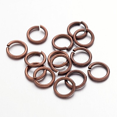 Brass Open Jump Rings Y-JRC7MM-R-1