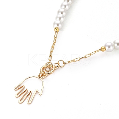Pendant Necklaces NJEW-JN03095-02-1