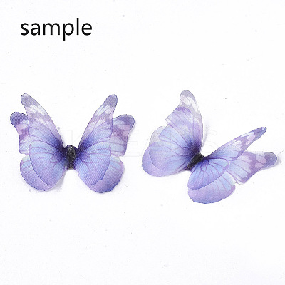 Polyester Fabric Wings Crafts Decoration LS-X-FIND-S322-010A-06-1