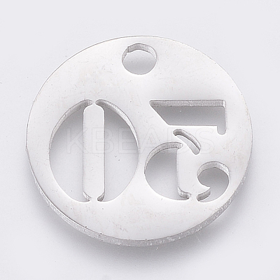 Non-Tarnish 304 Stainless Steel Pendants STAS-F233-30-P-1