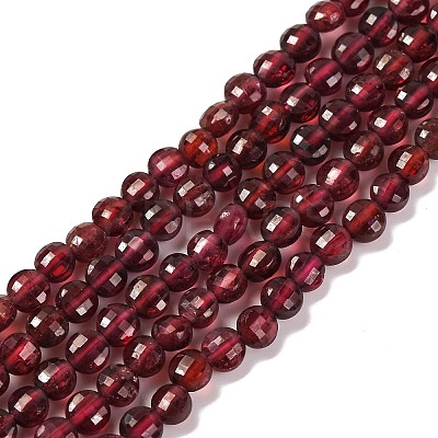 Natural Garnet Beads Strands X-G-F770-B02-01-1