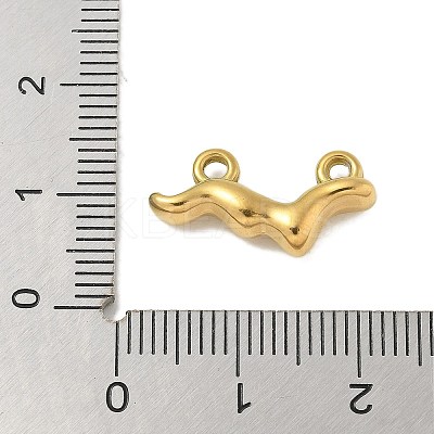 Ion Plating(IP) 304 Stainless Steel Pendants STAS-Q334-49G-1