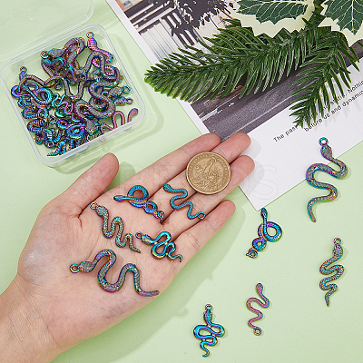6 Sets Alloy Pendants PALLOY-DC0001-08-1