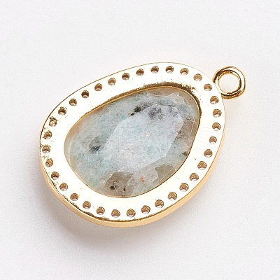 Synthetic Turquoise Pendants X-KK-F707-D01-1