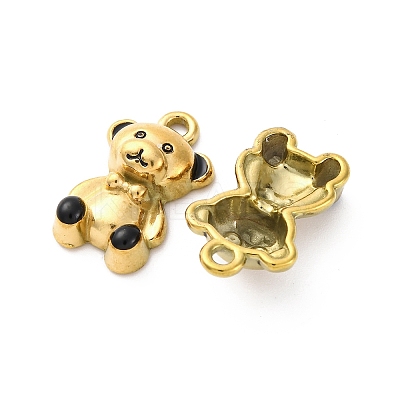 304 Stainless Steel Enamel Pendants STAS-B085-35G-02-1