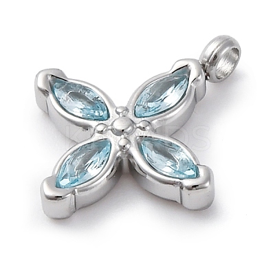 304 Stainless Steel Pendants STAS-C118-01P-01-1
