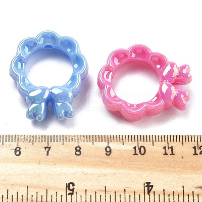 UV Plating Acrylic Beads OACR-M022-07-1