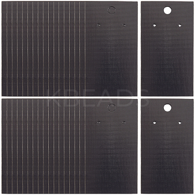 100Pcs Rectangle Paper Jewelry Display Cards CDIS-SP0001-19-1