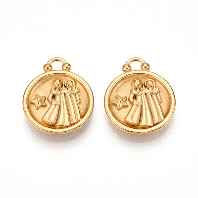 304 Stainless Steel Pendants STAS-N109-148G-03-1