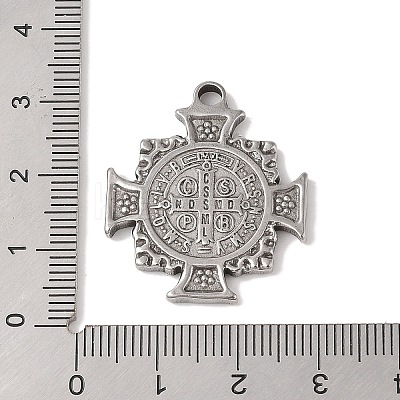 Non-Tarnish 304 Stainless Steel Pendants STAS-Z058-04P-01-1