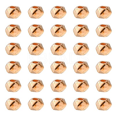 Polyhedron Alloy Finding Beads FIND-YW0004-25RG-1