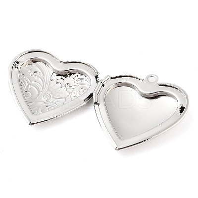 Brass Locket Pendants KK-M263-01P-1