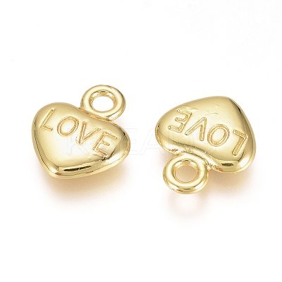 Electroplated Alloy Charms X-PALLOY-G267-03G-1