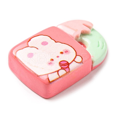 Musical Theme Opaque Resin Cabochons LS-CRES-D008-01E-1