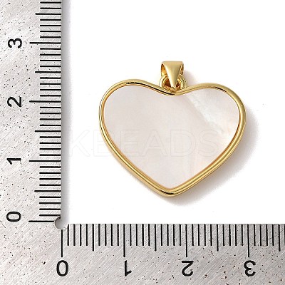 Brass Micro Pave Clear Cubic Zirconia Pendants KK-K345-05G-01-1