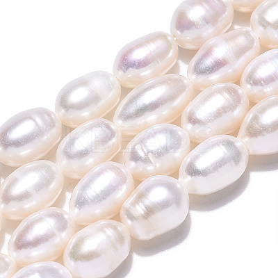 Natural Cultured Freshwater Pearl Beads Strands PEAR-N012-07R-1