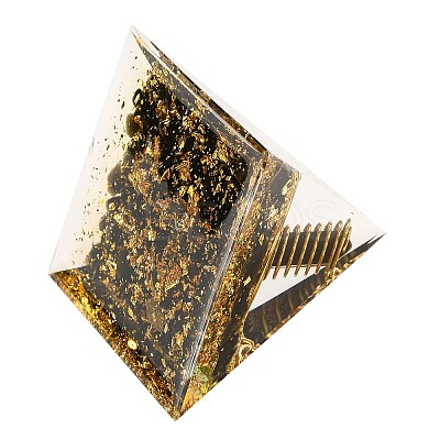 Orgonite Pyramid Resin Energy Generators DJEW-C019-01C-1