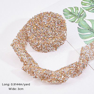Glitter Resin Hotfix Rhinestone(Hot Melt Adhesive On The Back) OCOR-WH0052-01D-1