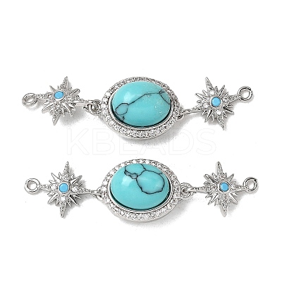 Brass Micro Pave Clear Cubic Zirconia Box Clasps KK-G505-37P-1