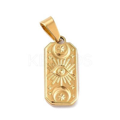 PVD Vacuum Plating 304 Stainless Steel Pendants STAS-F277-25G-1