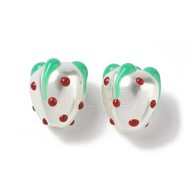 Baking Paint Baking Paint Glass Beads LAMP-Z014-02B-1