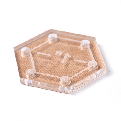 Acrylic Transparent Pressure Plate DIY-WH0158-46A-1