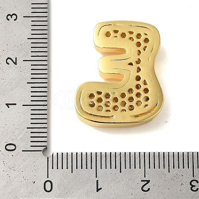 Rack Plating Brass Micro Pave Clear Cubic Zirconia Perdants KK-C067-11G-E-1