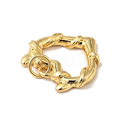 Rack Plating Brass Pendants KK-H431-17G-1