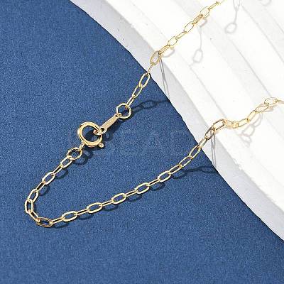 1/20 14K Gold Filled Cable Chain Necklaces for Women Men NJEW-Z068-08G-1