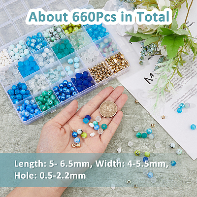 DIY Beads Jewelry Making Finding Kits DIY-DC0003-10-1